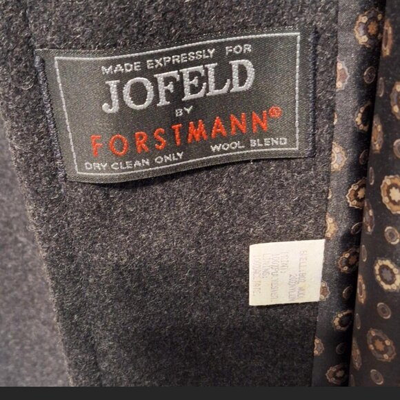 Jofeld size 20W vintage charcoal gray overcoat - Picture 7 of 8